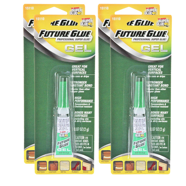 Super Glue: Original Future Glue, 0.07 OZ - Heavy Duty, Strong Glue for  Plastic, Wood, Rubber, Ceramic Repair, and More, 2 Packs by GOSO Direct