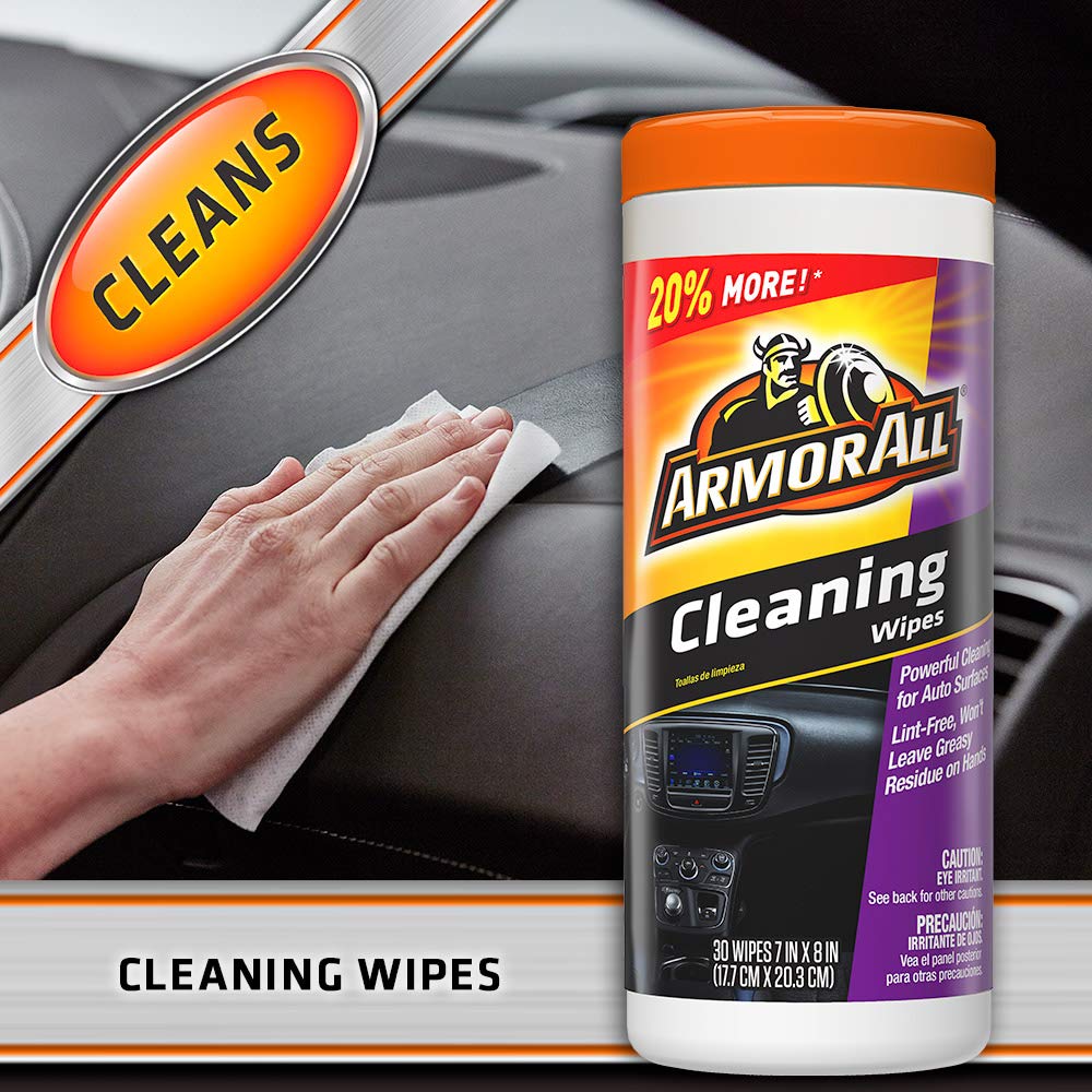 Armor All Ammonia-Free Automotive Glass Wipes (30 Count)