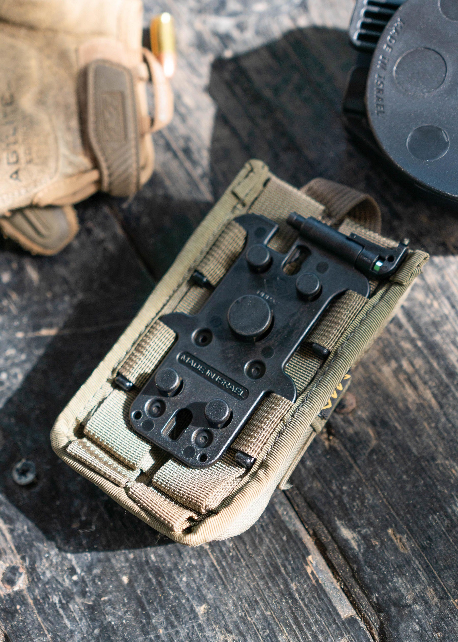 Orpaz Belt Attachment for MOLLE Pouch, MOLLE Mag Pouch, MOLLE Backpack and  other MOLLE Accessories, Black by GOSO Direct