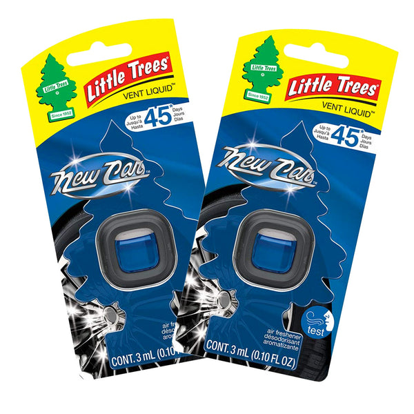 Little Trees Spray Car Air Freshener 6-Pack (Black Ice)