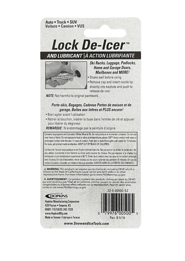 Subzero Lock De-Icer & Lubricant