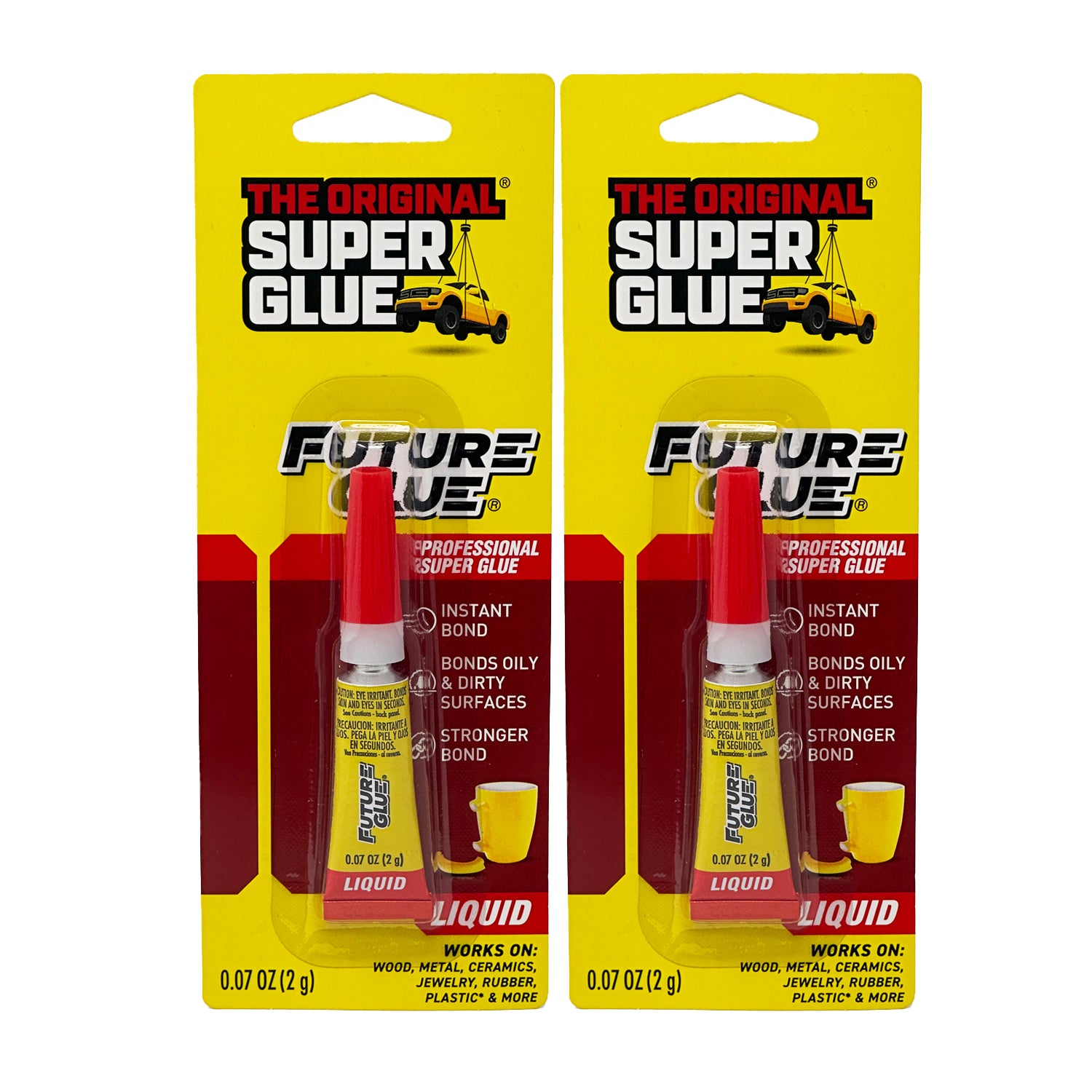 Super Glue: Original Future Glue, 0.07 OZ - Heavy Duty, Strong Glue for  Plastic, Wood, Rubber, Ceramic Repair, and More by GOSO Direct