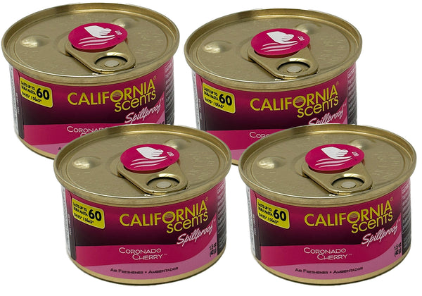 California Scents Air Freshener 4-Pack Car Air Freshener (Shasta Strawberry)